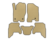 Nissan Pathfinder R51 2005–2014 EVA-bilmåtter (2 rækker, Beige, 2010-2014) foto 1