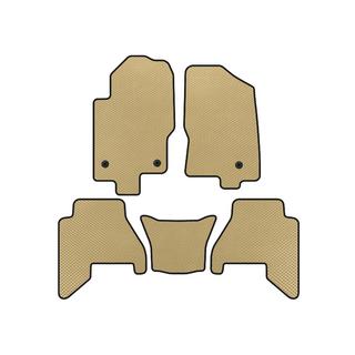 EVA V2 bilmåtter (2 rækker, beige)