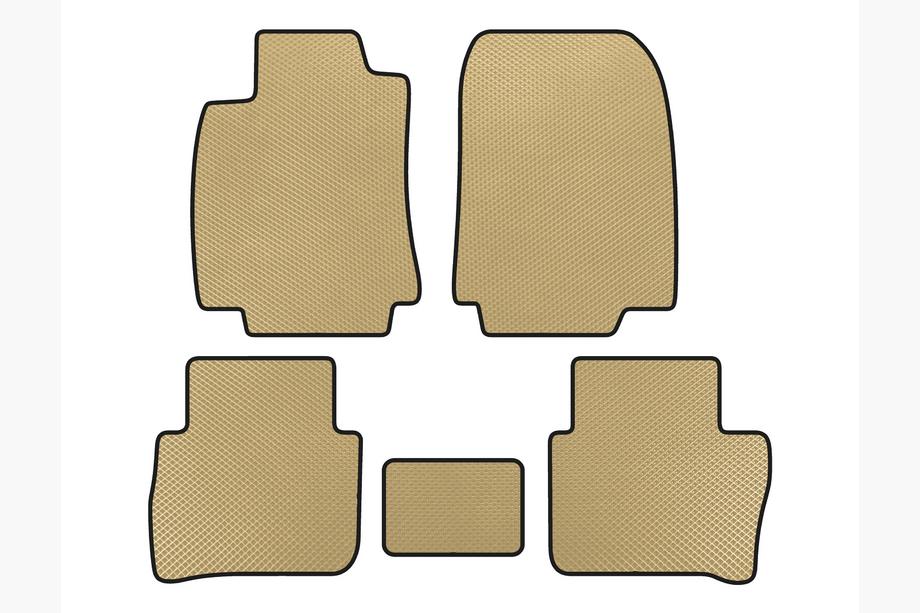 Nissan Tiida 2011–2014 EVA-bilmåtter (HB, Beige) Image