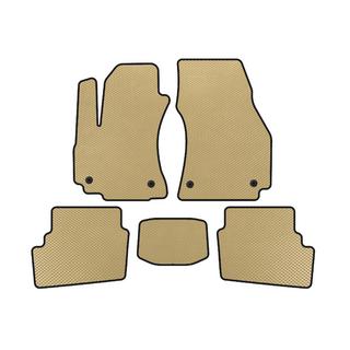 EVA bilmåtter (2 rækker, 2003-2005, 7-personers, beige)