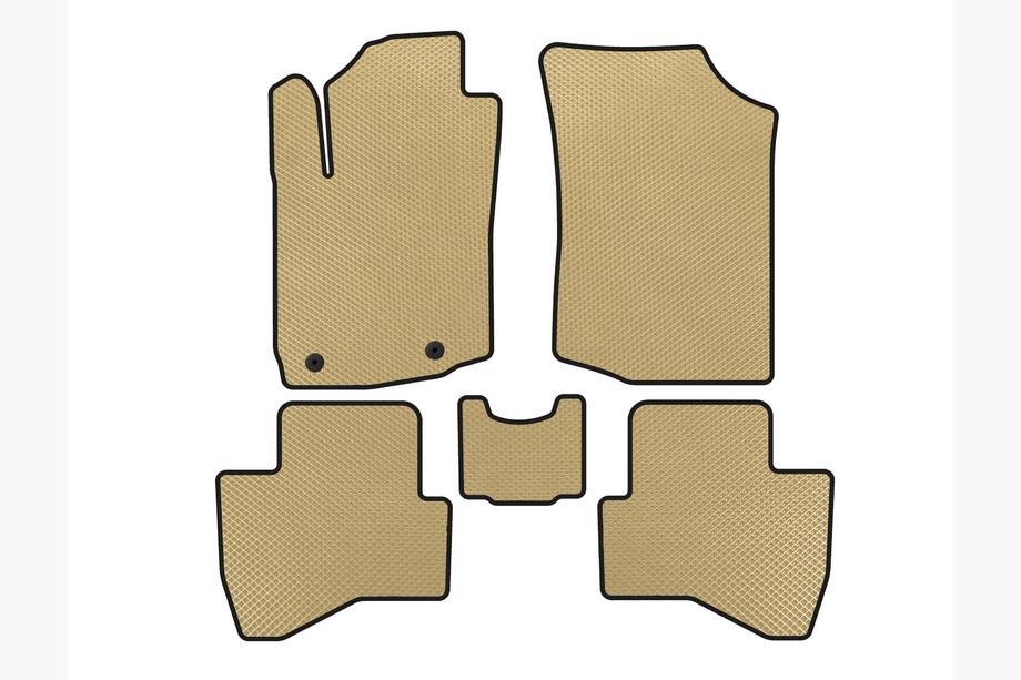 Peugeot 108 2014–2021 EVA-bilmåtter (HB, Beige) Image