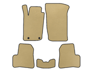 Peugeot 206 1998–2024 EVA-bilmåtter (1998-2009, Beige) foto 1