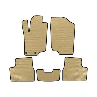 EVA bilmåtter (HB, 5-dørs, beige)