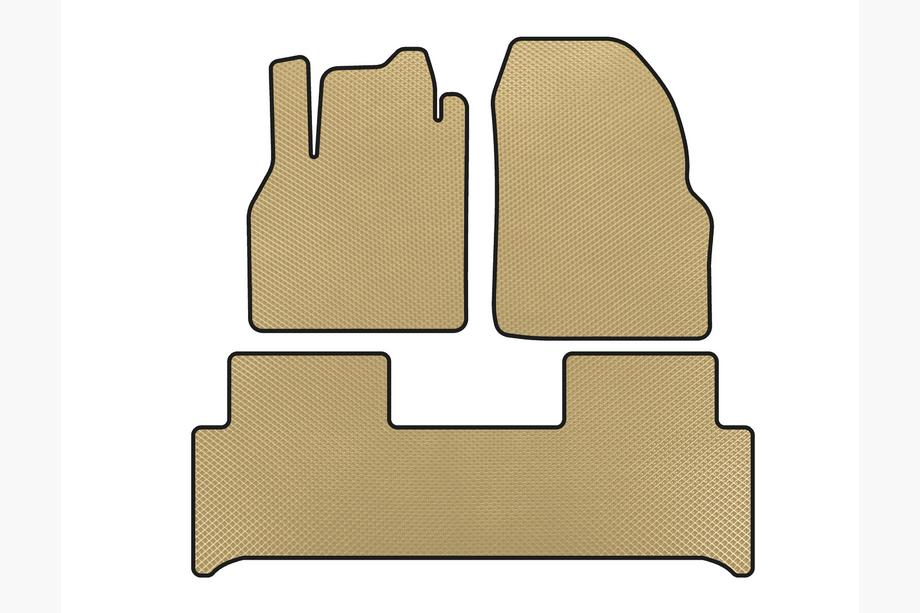 Renault Scenic/Grand 2003–2009 EVA gulvmåtter (Beige) Image