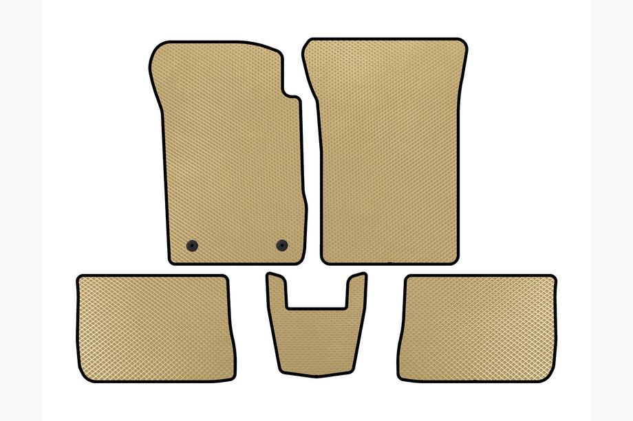 Renault Symbol 2008–2013 EVA bilmåtter (SD, Beige) Image