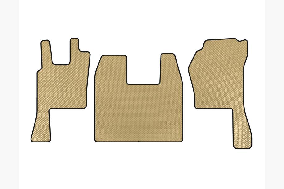 Scania P-serie 2004–2017 EVA gulvmåtter (Beige) Image
