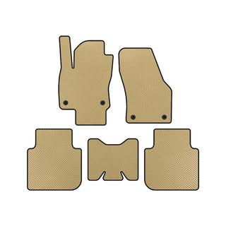 EVA gulvmåtter til kabine (5 sæder/automatgear, beige)