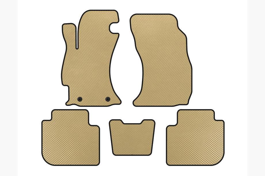 Subaru Forester 2013–2018 EVA gulvmåtter (2013-2017, Beige) Image