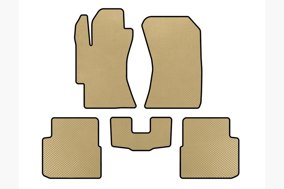 Subaru Impreza 2007–2011 EVA-bilmåtter (HB, Beige) Image
