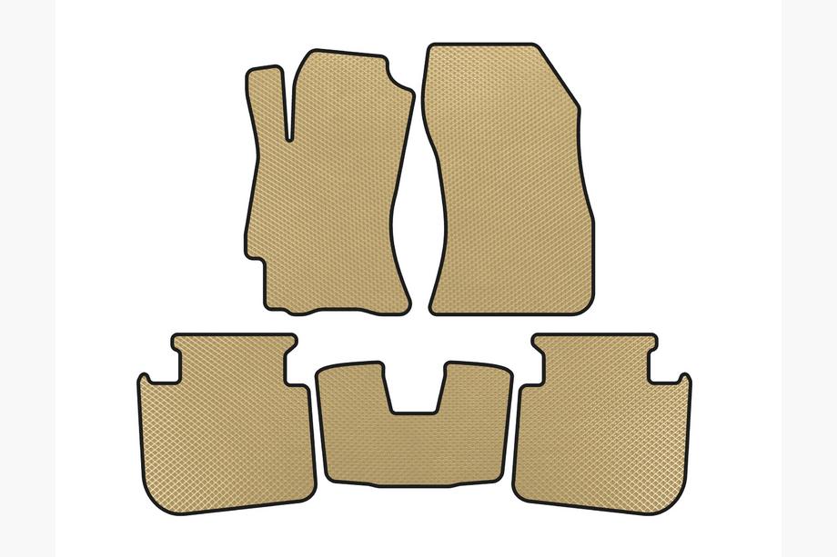 Subaru Legacy 2009–2014 EVA-bilmåtter (2009-2013, SD, Beige) Image