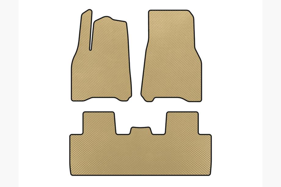 Tesla Model Y 2020– EVA gulvmåtter (2020-2024, Beige) Image
