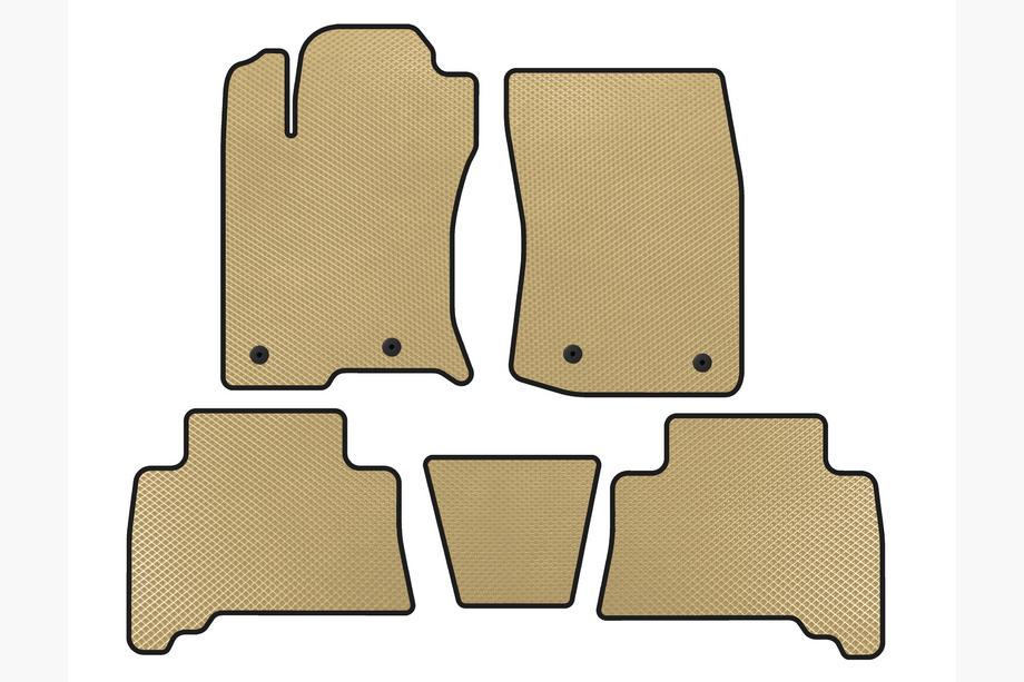 Toyota 4Runner 2009–2024 EVA bilmåtter (2009-2014, Beige) Image