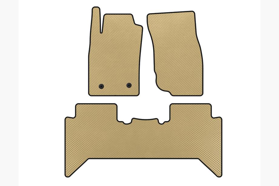 Toyota Hilux 2006–2015 EVA V2 bilmåtter (Beige) Image