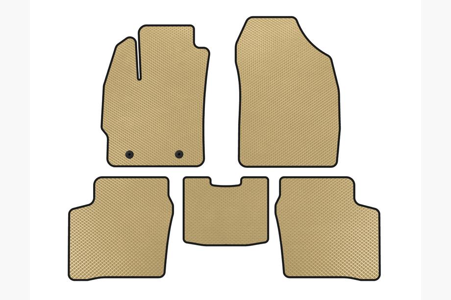 Toyota Prius 2003–2009 EVA bilmåtter (LB, Beige) Image