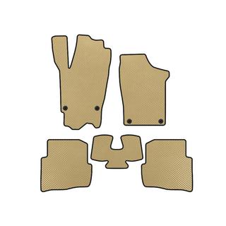 EVA-gulvmåtter (HB, 3-dørs, beige)