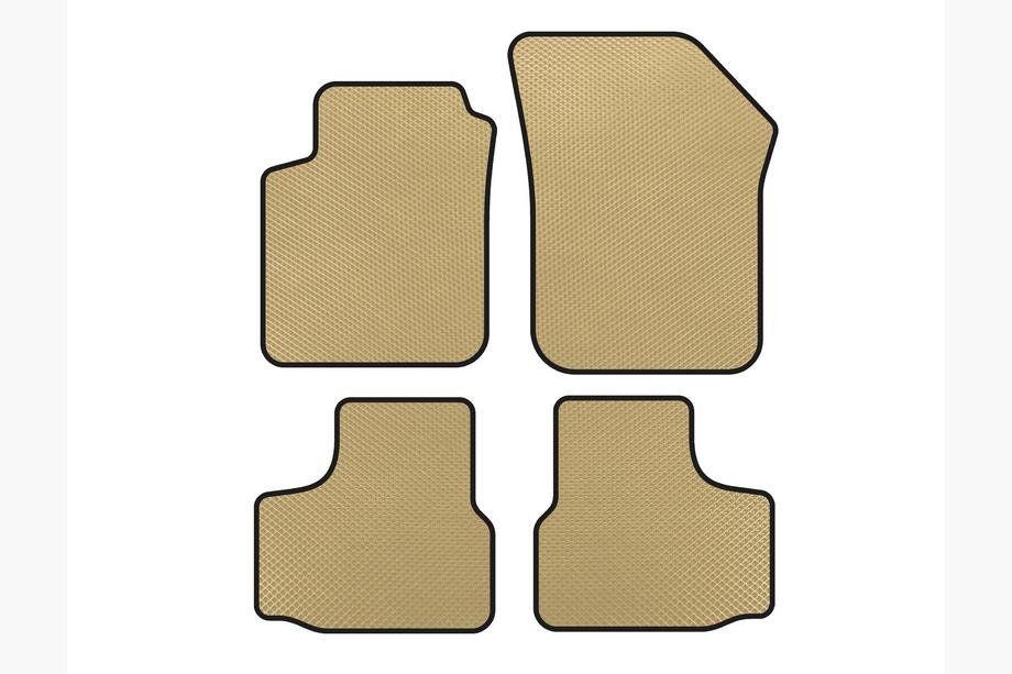 Volkswagen UP 2011–2023 EVA gulvmåtter (Beige) Image
