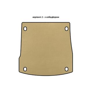EVA V-1 bagagerumsmåtte (med subwoofer, Beige) Alfa Romeo Stelvio 2016–