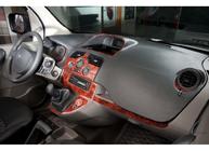 Renault Kangoo 2008–2020 Instrumentbordbeklædning Aluminium foto 6