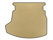 Toyota Corolla 2013–2019 EVA bagagerumsmåtte (2016-2019, SD, Beige) foto 1