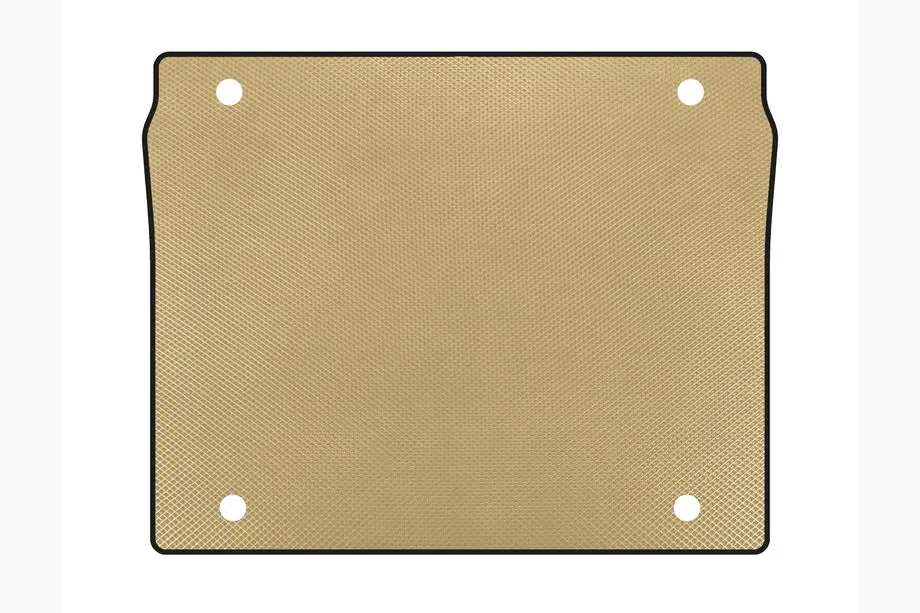 Fiat Doblo II 2010–2022 Bagagerumsmåtte (5-sæders/kort akselafstand, beige) Image