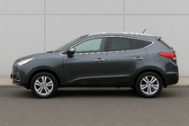 Hyundai IX-35 2010–2015 Sæt krom vindueslister rundt om vinduer (10 stk., rustfrit stål) foto 2