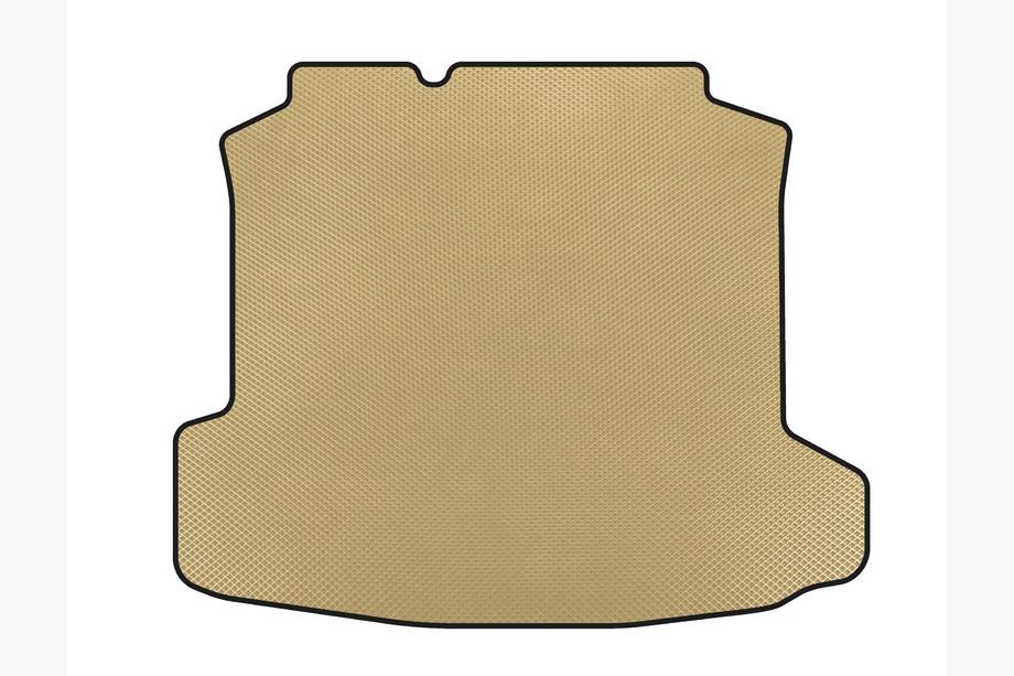 Volkswagen Polo 2010–2017 Bagagerumsmåtte (SD, Beige) Image