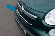 Fiat 500/500L 2013–2022 Grillister i rustfrit stål (popstar) foto 2
