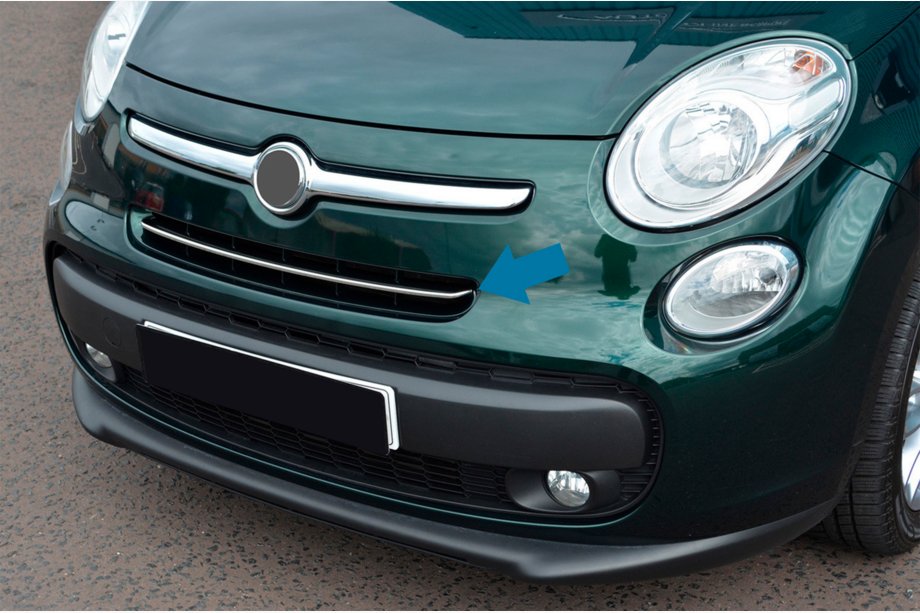 Fiat 500/500L 2013–2022 Grillister i rustfrit stål (popstar) Image