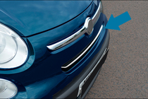 Fiat 500/500L 2013–2022 Grillafdækninger (rockstar, rustfrit stål) foto 1