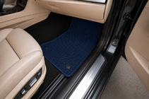 BMW 7-serie F01/F02 2008–2015 EVA-gulvmåtter til kabinen (til F01, blå) foto 2