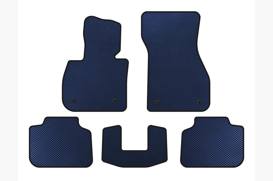 BMW X1 F48 2015–2022 EVA-bilmåtter (Blå) Foto 1