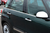 Fiat 500/500L 2013–2022 Vindueslister (6 stk., rustfrit stål) foto 1