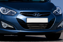 Hyundai I-40 2011–2019 Grillister (3 stk., rustfrit stål) foto 1