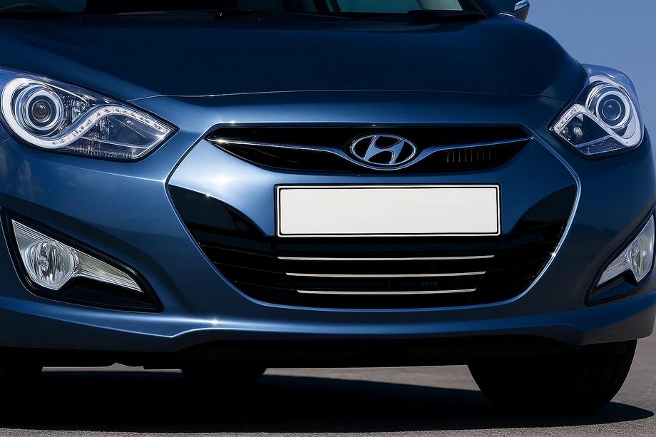 Hyundai I-40 2011–2019 Grillister (3 stk., rustfrit stål) Image