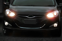 Hyundai I-40 2011–2019 Grillramme (1 stk., rustfrit stål) foto 1