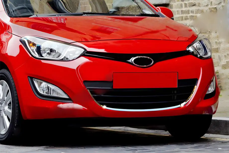 Hyundai I-20 2012–2014 Grillkantliste i rustfrit stål Image