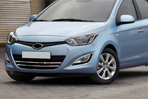 Hyundai I-20 2012–2014 Kromrammer til tågelygter (2 stk., rustfrit stål) foto 1