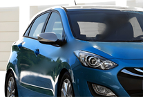 Hyundai I-30 2012–2017 Spejlkapper uden blinklys (2 stk., rustfrit stål) OmsaLine - italiensk rustfrit stål foto 1