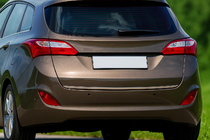 Hyundai I-30 2012–2017 Bagagerumskantliste (SW, rustfrit stål) foto 1