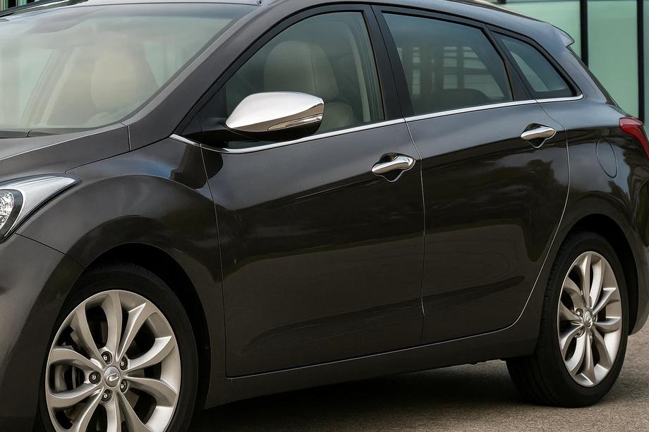 Hyundai I-30 2012–2017 Siderudelister (SW, rustfrit stål) Image