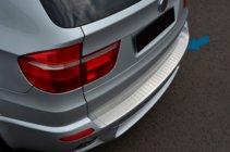 BMW X5 E70 2007–2013 OmsaLine bagkofangerbeskytter (rustfrit stål) foto 1