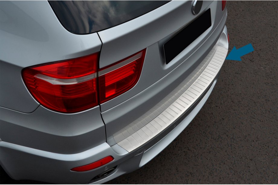 BMW X5 E70 2007–2013 OmsaLine bagkofangerbeskytter (rustfrit stål) Image
