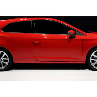 Siderudelister (3-dørs, 6 stk., rustfrit stål) Seat Leon 2013–2020 foto 1
