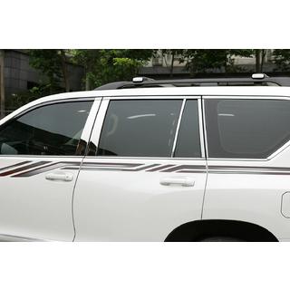 Dørstolpelister (8 stk., rustfrit stål) Toyota Land Cruiser Prado 150 2009–2023 foto 1