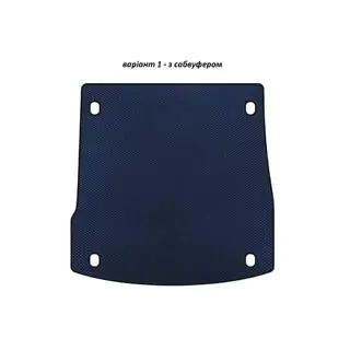 EVA V-1 bagagerumsmåtte (med subwoofer, blå)