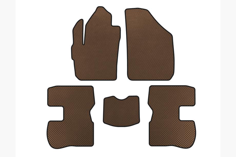 Chery Kimo 2007–2015 EVA bilmåtter (brun) Image