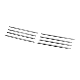 Krom kantlister til kølergrill (8 stk., rustfrit stål) Volkswagen T5 Transporter 2003–2010 foto 3