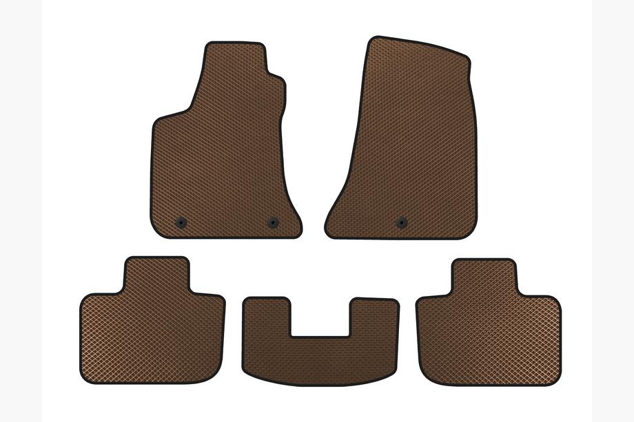Chrysler C300 2011–2023 EVA bilmåtter V1 (Brun) Image