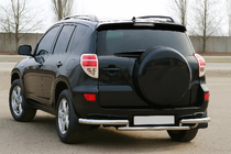 Toyota Rav 4 2006–2013 Baglygteafdækning 2006-2009 (2 stk., rustfrit stål) foto 1