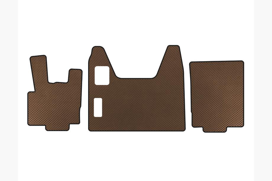 DAF XF95 2002–2006 EVA bilmåtter (brun) Foto 1